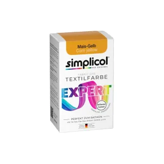 Simplicol Peinture pour textile Expert Jaune maïs, 150 g