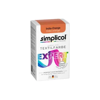 Simplicol Peinture pour textile Expert Orange indienne, 150 g