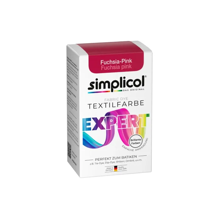 Simplicol Peinture pour textile Expert Rose fuchsia, 150 g