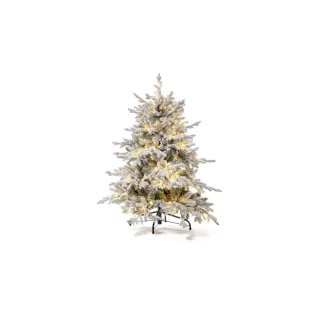 STT Sapin de Noël LED Snowed Tree 120 cm Blanc chaud