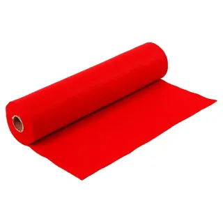 Creativ Company Feutre de bricolage 180-200 g, Rouge, 1 rouleau