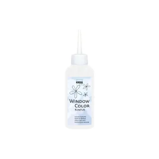 Kreul Peinture pour fenêtre Contour Window Color Blanc, 80 ml