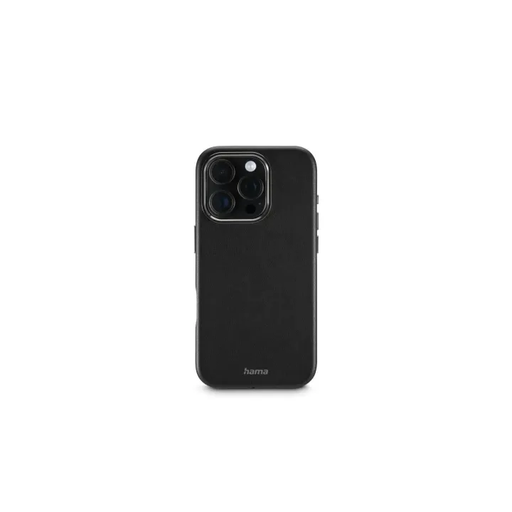 Hama Coque arrière Premium iPhone 16 Pro Noir