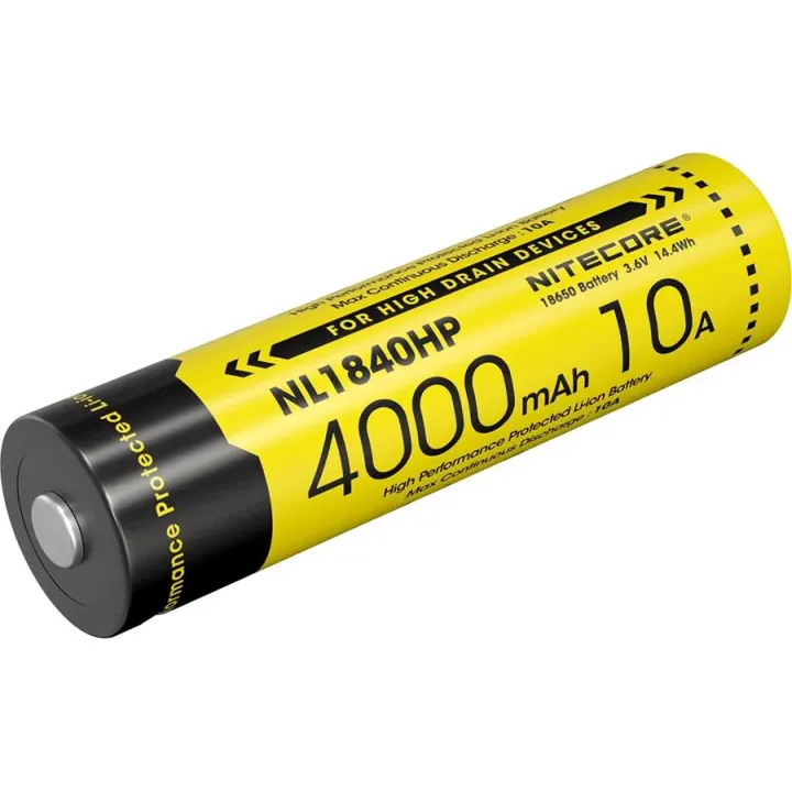 Nitecore Batterie NL1840HP 4000 mAh