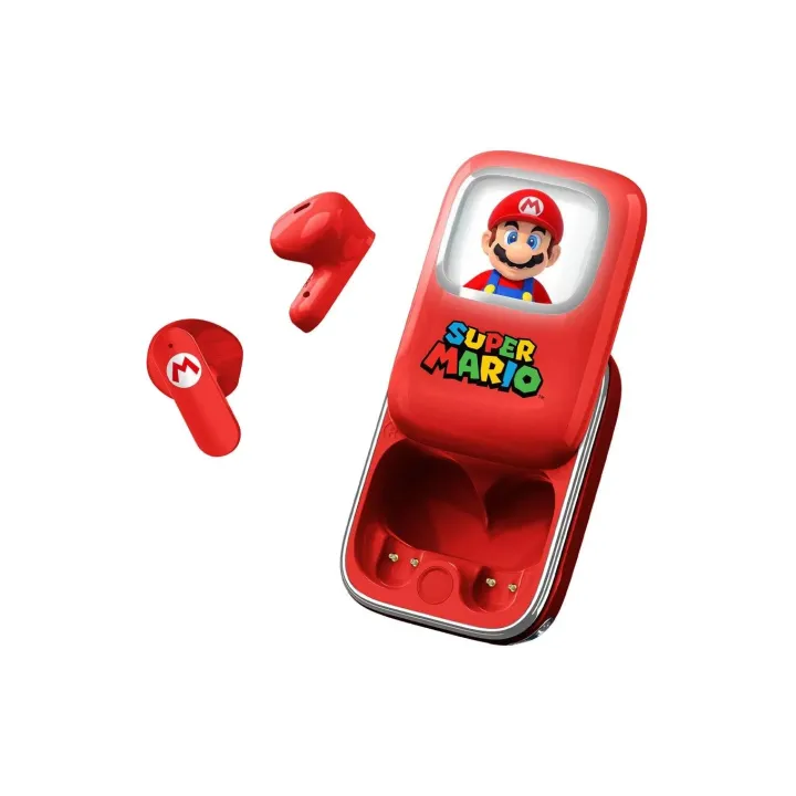 OTL Écouteurs True Wireless In-Ear Super Mario Slide Rouge