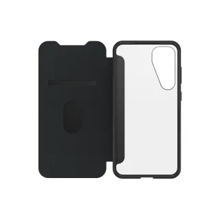 Otterbox Coque arrière React Folio Galaxy S25+ Transparent Noir