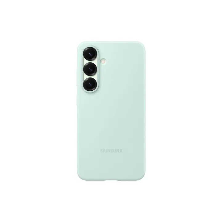 Samsung Coque arrière Silicone Galaxy S25 Menthe