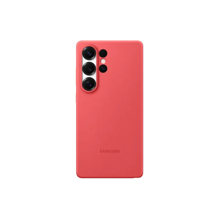 Samsung Coque arrière Silicone Galaxy S25 Ultra Rouge