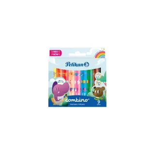 Pelikan Crayon feutre Combino 9 pièces, Multicolore