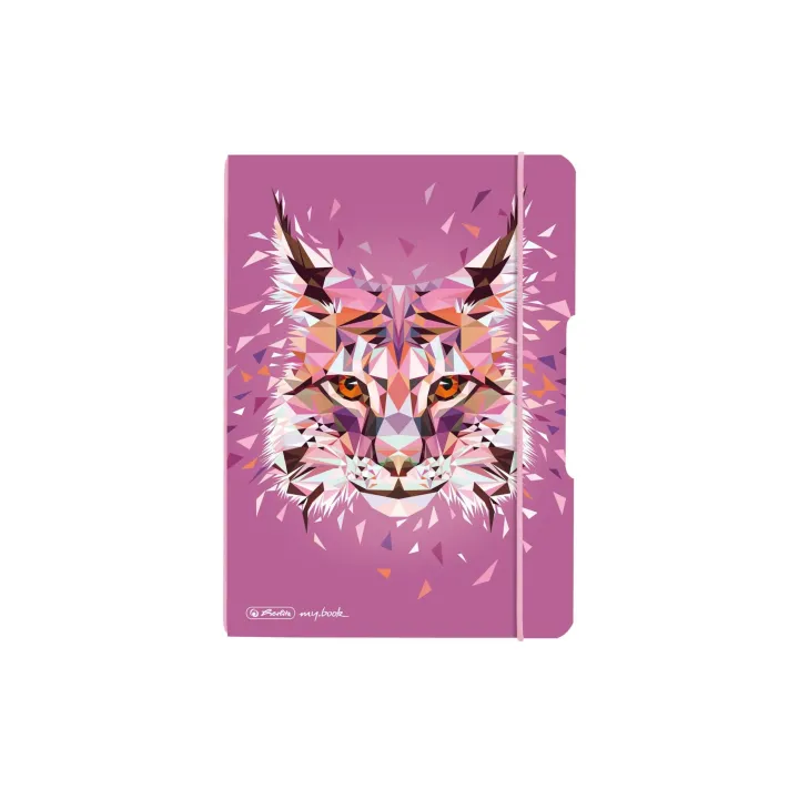 Herlitz Carnet de notes my.book flex A5 Wild Animals Lynx, plaid