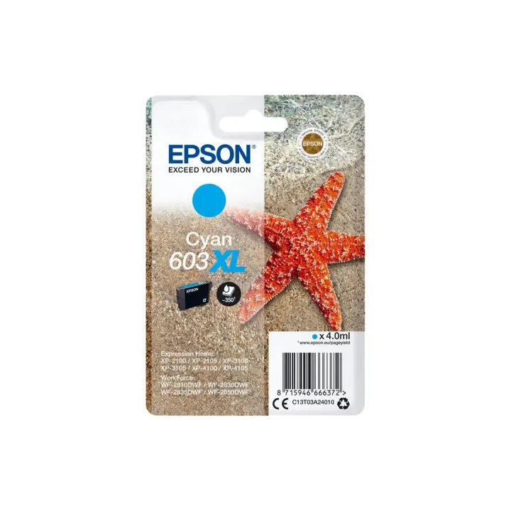 Epson Encre 603XL - C13T03A24010 Cyan