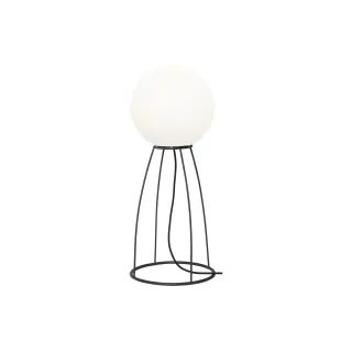 Star Trading Lampe sur pied Majorque, 70 cm, blanc