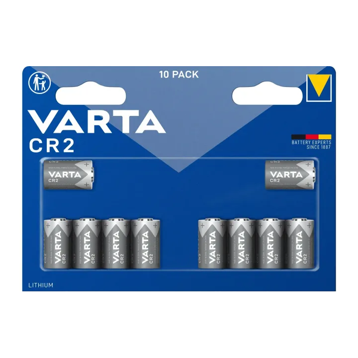 Varta Pile CR2 10 pièces