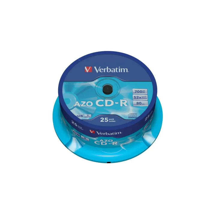 Verbatim CD-R AZO 0.7 GB, tour (25 Pièce-s)