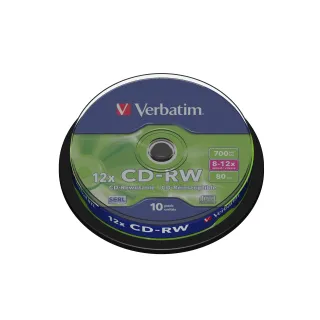 Verbatim CD-RW 0.7 GB, tour (10 Pièce-s)