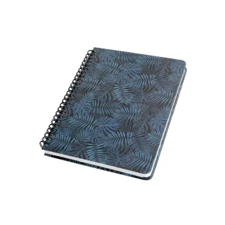 Jolie Carnet de notes Mystic Jungle A5, Pois, Bleu-Noir