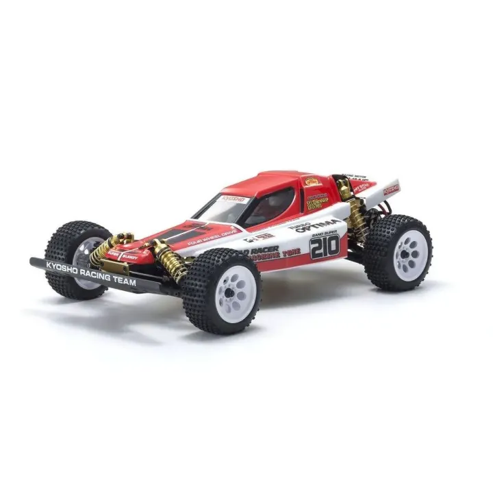 Kyosho Buggy Turbo Optima 4WD Legendary Series kit de construction, 1:10