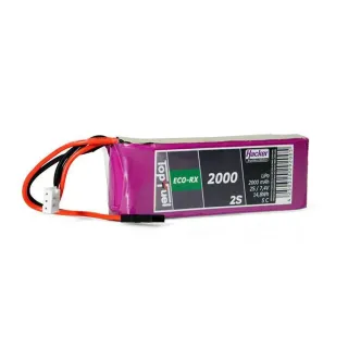 Hacker Batterie RC LiPo 2000 mAh 7.4 V 5C TopFuel ECO-RX