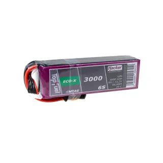 Hacker Batterie RC LiPo 3000 mAh 22.2 V 20C TopFuel ECO-X MTAG