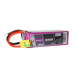 Hacker Batterie RC LiPo 5000 mAh 18.5 V 35C TopFuel Power-X MTAG