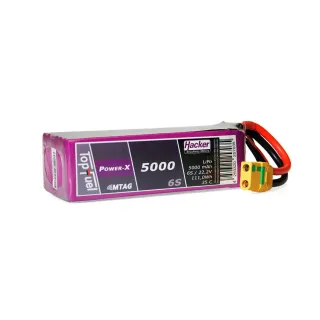 Hacker Batterie RC LiPo 5000 mAh 22.2 V 35C TopFuel Power-X MTAG