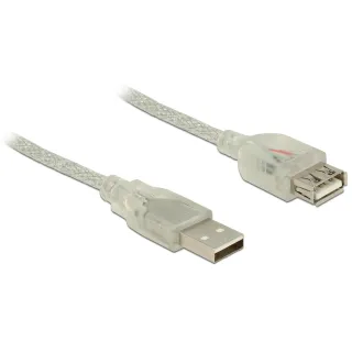 Delock Câble de prolongation USB 2.0  USB A - USB A 1 m