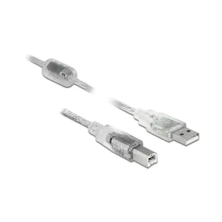 Delock Câble USB 2.0 avec noyau de ferrite USB A - USB B 3 m