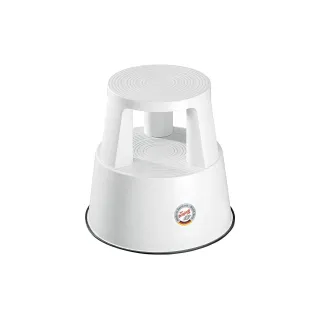 WEDO Tabouret à roulettes Step Plastique, blanc