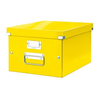 Leitz Boîte de rangement Click & Store A4 Jaune