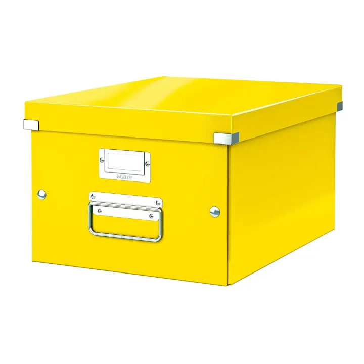 Leitz Boîte de rangement Click & Store A4 Jaune