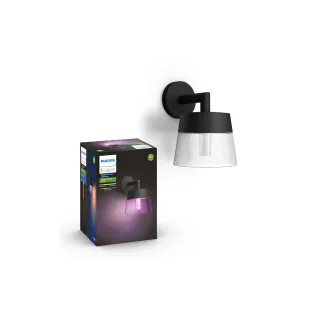 Philips Hue White & Color Ambiance Attract Outdoor Applique murale noire