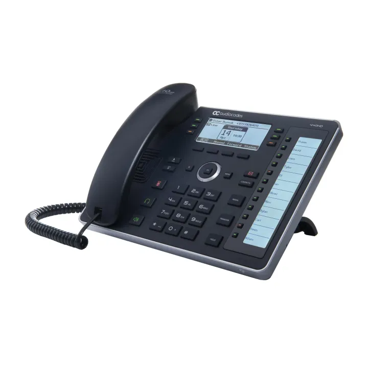 Audiocodes Téléphone de bureau 440HD Skype for Business Noir