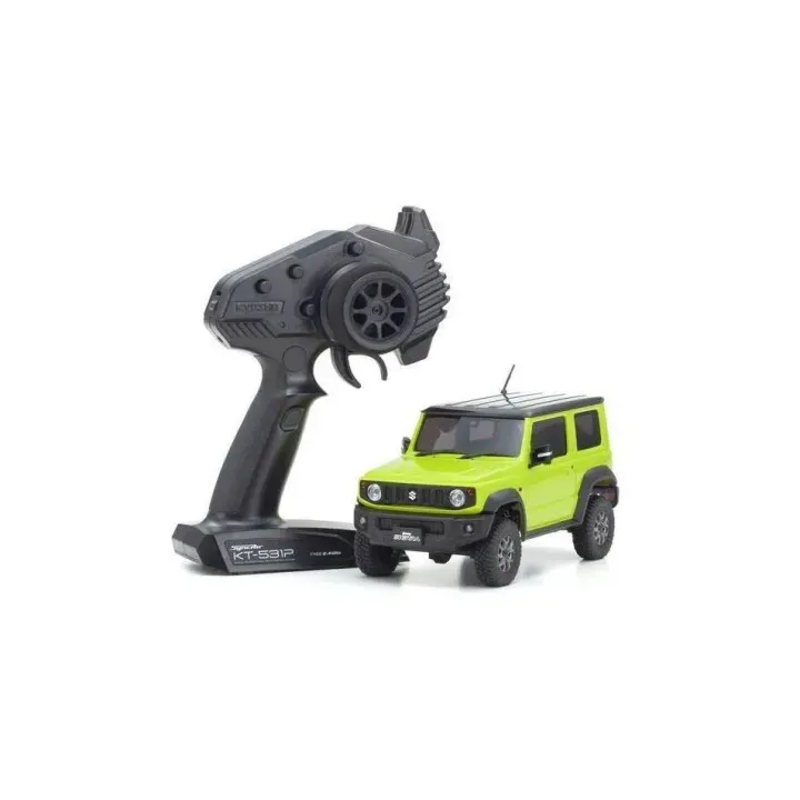 Kyosho Scale Crawler Mini-Z Suzuki Jimny Sierra, jaune 1:18, ARTR