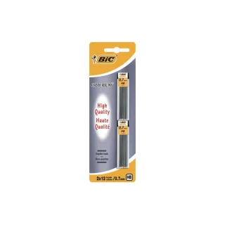 BIC Mine de crayon Critérium 0.7 HB 2 x 12 mines