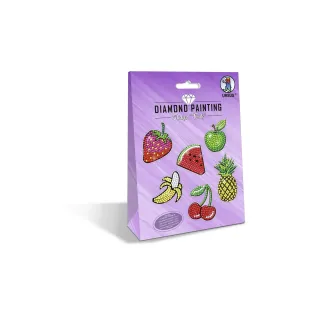 URSUS Autocollant à motif Diamond Painting Fruits Violet  1 Pièce-s