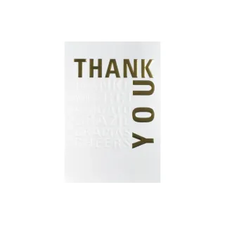 ABC Carte de remerciement B6 Thank you