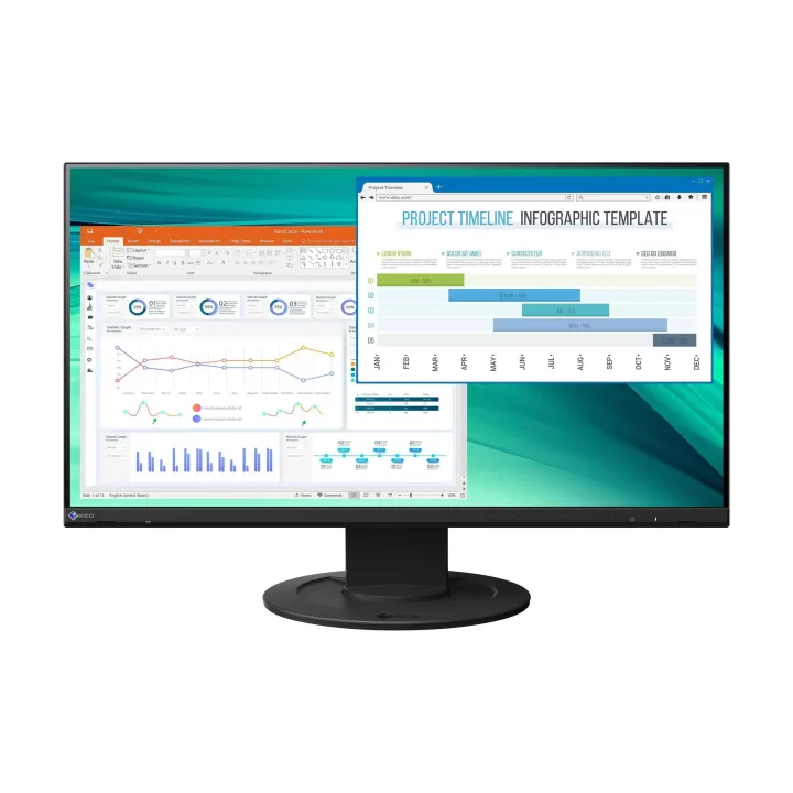 EIZO Moniteur EV2460-Swiss Edition Noir