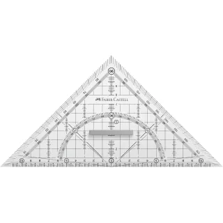 Faber-Castell Équerre 22 cm avec poignée