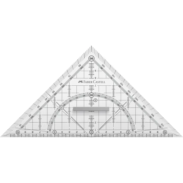 Faber-Castell Équerre 22 cm avec poignée