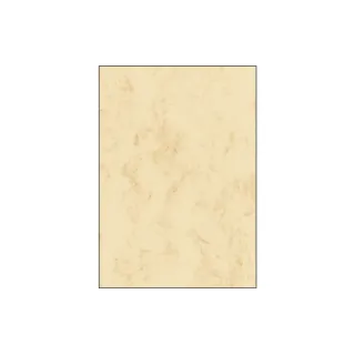 Sigel DP181 Papier marbré, A4, beige
