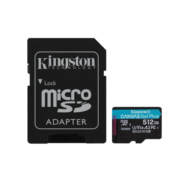 Kingston Carte microSDXC Canvas Go! Plus 512 GB