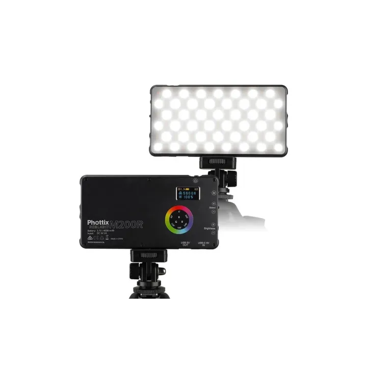 Phottix Lampe vidéo M200R RGB