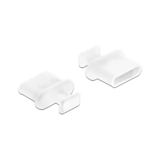 Delock Fiche borgne USB-C 10 pièces, blanc avec poignée