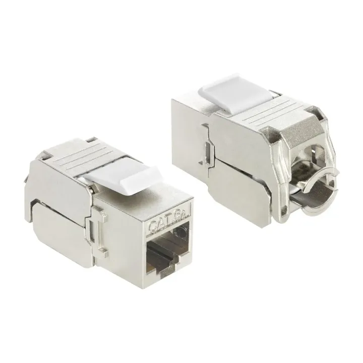 Delock Module Keystone RJ45 - LSA, Cat 6A blindé, compact