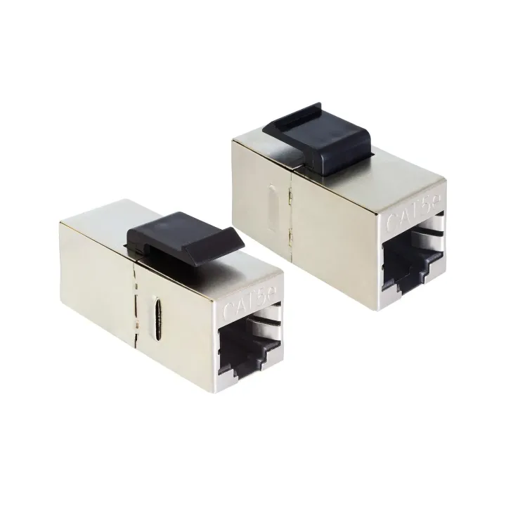 Delock Module Keystone RJ-45 - RJ-45, Cat.5e blindé, compact