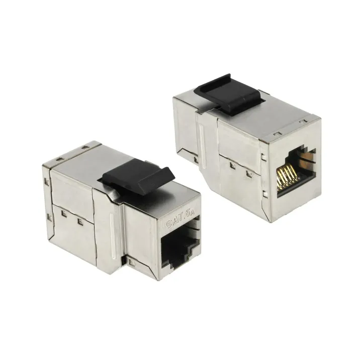 Delock Module Keystone RJ-45 - RJ-45, Cat.6A blindé