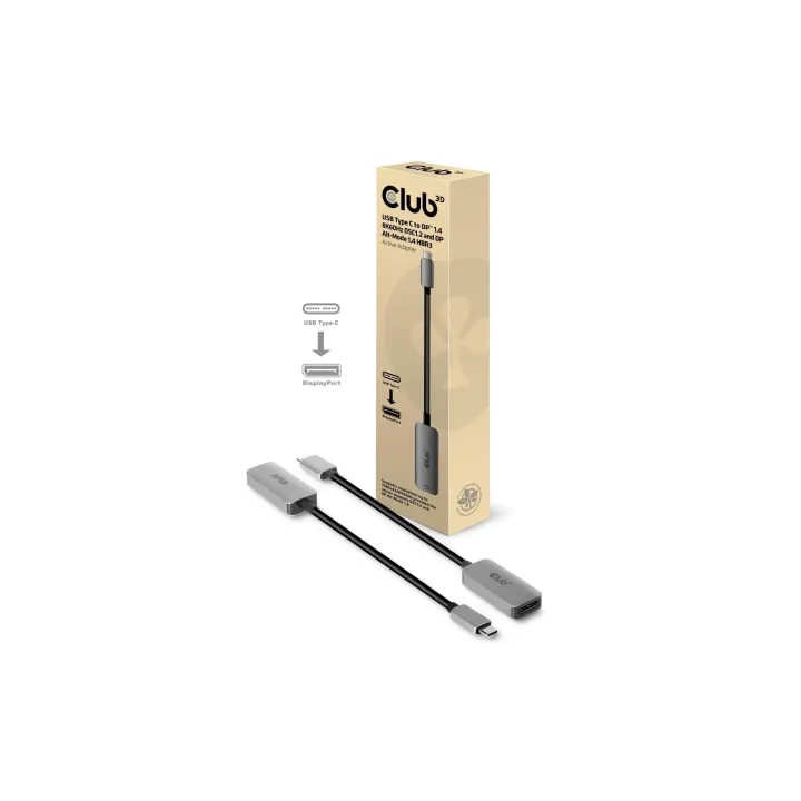 Club 3D Adaptateur USB Type C – DisplayPort 1.4