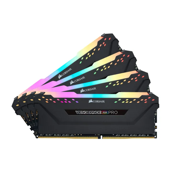 Corsair DDR4-RAM Vengeance RGB PRO Black iCUE 3200 MHz 4x 16 GB