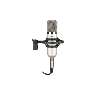 Vonyx Microphone à condensateur CM400 Argent