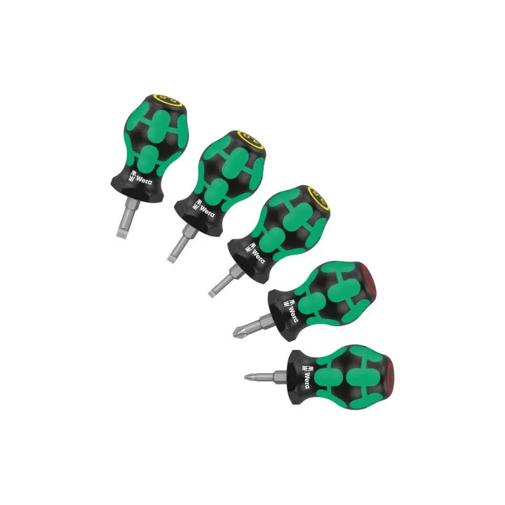 Wera Jeux de tournevis Stubby Set 1